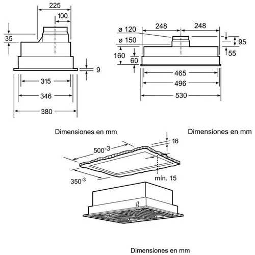 Siemens LB55565 Pilnai įmontuojamas gartraukis image 2