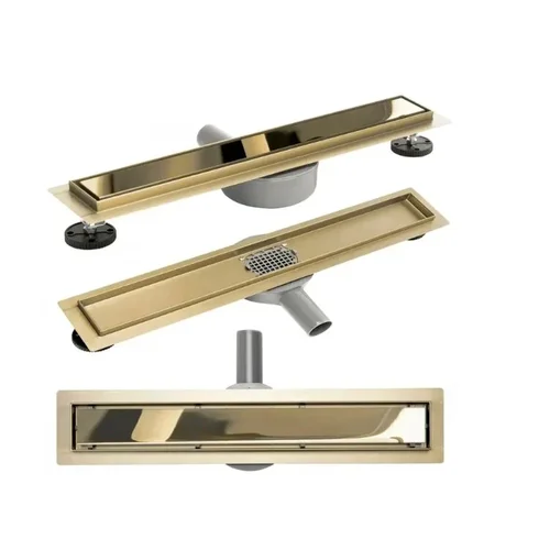 REA Linijinis drenažas Pure Neo Mirror Gold Pro 90 image 1