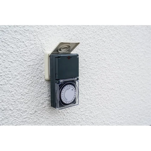 Brennenstuhl 1506460 MZ44 Laikmatis, IP44, Pilkas image 2