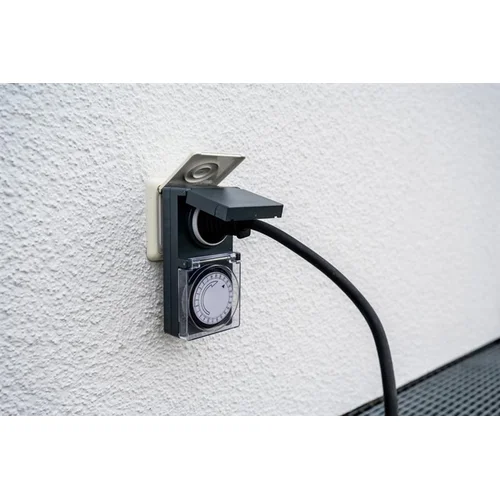 Brennenstuhl 1506460 MZ44 Laikmatis, IP44, Pilkas image 3
