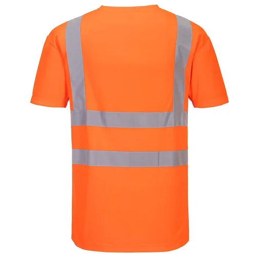 PORTWEST S179 V-kaklo marškinėliai su tinkliniais įsiuvais – S, Geltona image 2