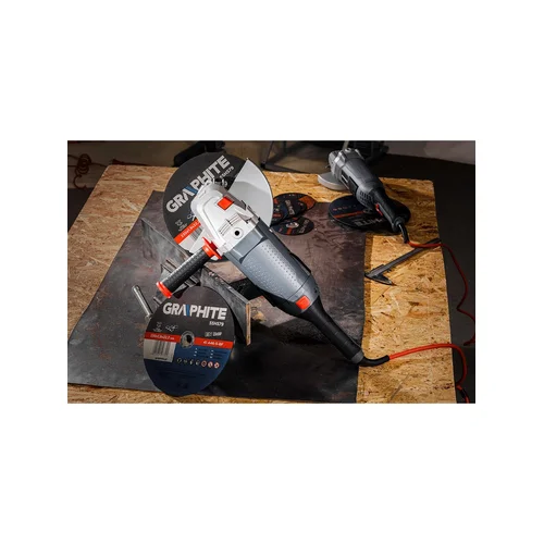 GRAPHITE Metalo pjovimo diskai 230 x 1,9 x 22,2 mm 41 A46-S-BF, 5 vnt. image 3