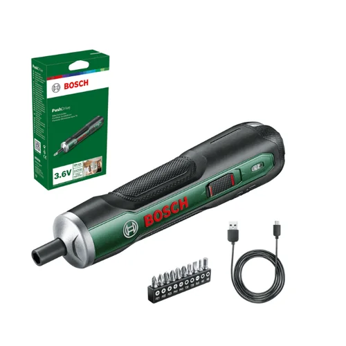Bosch PushDrive Akumuliatorinis Atsuktuvas, 3,6 V, 1,5 Ah image 2