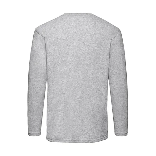 Fruit of the Loom 61-038-0 vyriški marškinėliai ilgomis rankovėmis, S, Heather Grey image 3