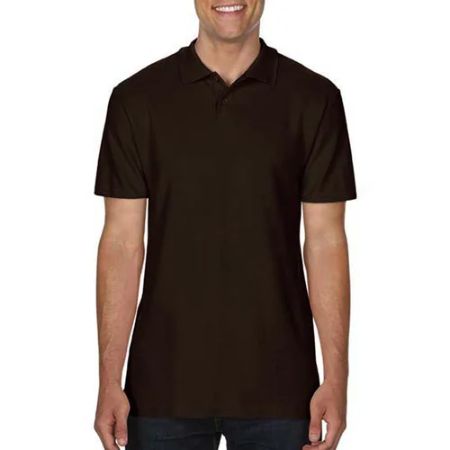 Gildan 64800 vyriški polo marškinėliai trumpomis rankovėmis - M, Dark Chocolate image 3