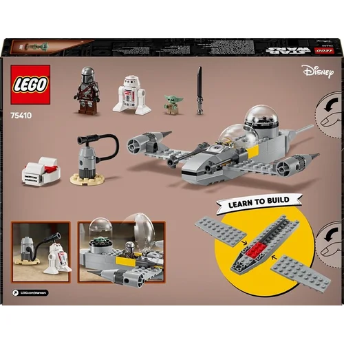 LEGO® Star Wars Mando and Grogu's N-1 Starfighter™, 92 vnt. image 2