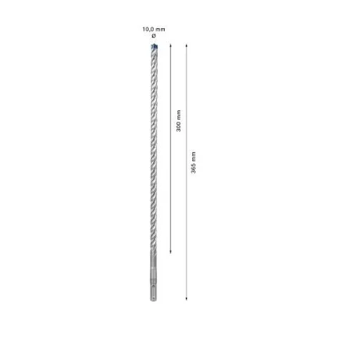 Bosch SDS-plus grąžtas betonui, 10x300x365 mm, 1 vnt. image 3