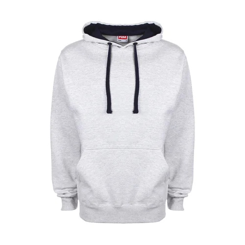 FDM FH002 Unisex džemperis su gobtuvu - M, Sport Grey/Navy image 3