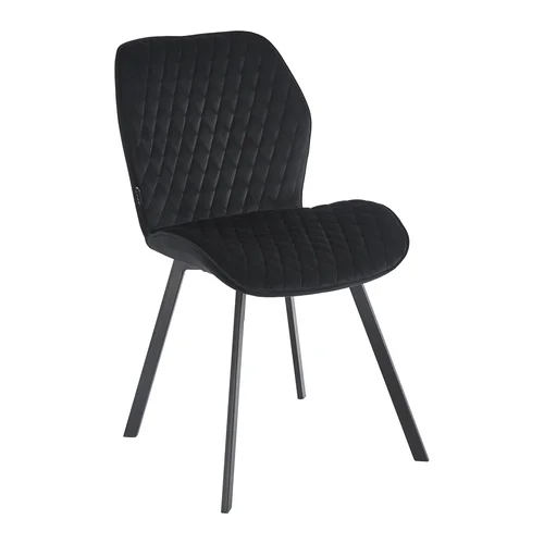 4Rico Vetro juoda veliūrinė kėdė image 1