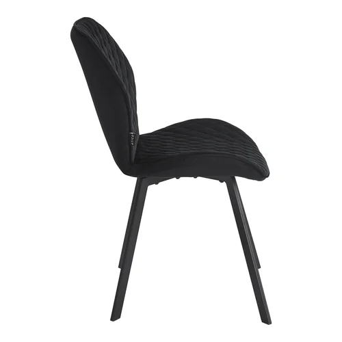 4Rico Vetro juoda veliūrinė kėdė image 3