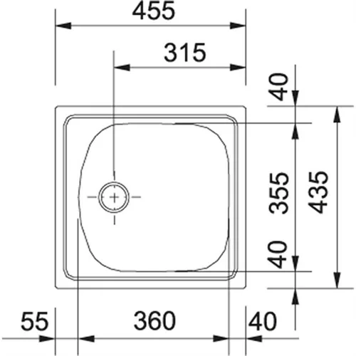 Franke Eurostar ETN 610 101.0009.909 – 45.5×43.5×14 cm image 2