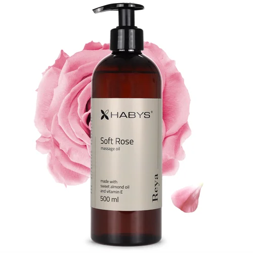 HABYS Soft Rose masažo aliejus 500 ml image 1
