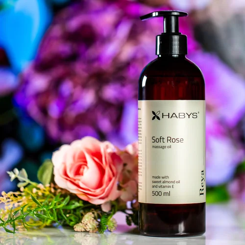 HABYS Soft Rose masažo aliejus 500 ml image 2