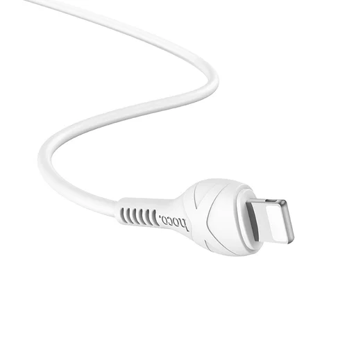 Hoco X37 Cool Power Lightning USB kabelis 1.0m Baltas image 3