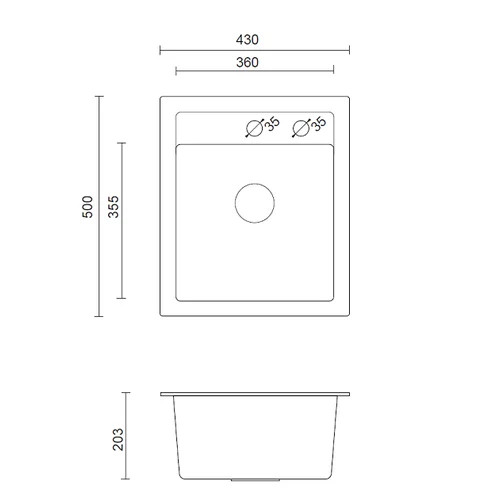 Quadron JOHNNY 100 HCQJ4350BEZK, smėlio plautuvė image 3