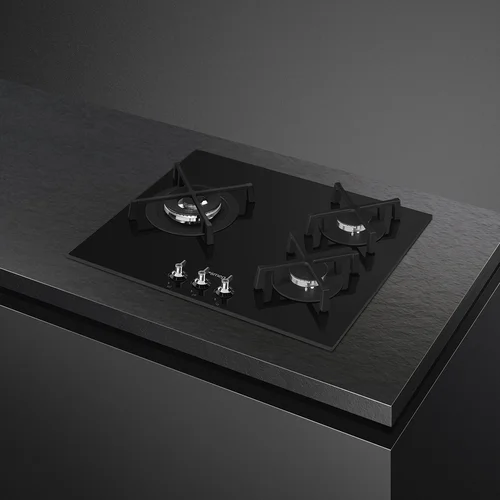 Smeg PV363LN Įmontuojama dujinė kaitlentė 60 cm Juoda image 2