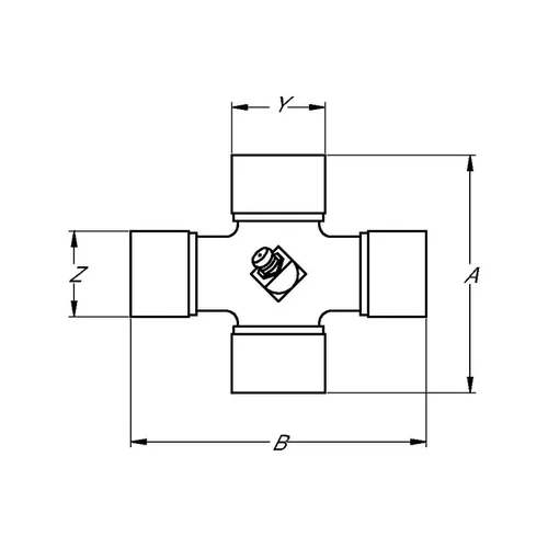 Walterscheid Kryžminis laikiklis Ø32x76mm / Ø27x94mm 2480 image 2
