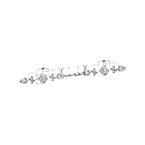 Walterscheid Kryžminis laikiklis Ø32x76mm / Ø27x94mm 2480 image 3