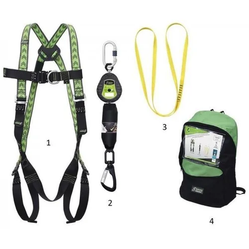 FA8000401 aukštalipio komplektas 100 cm juoda/žalia image 2