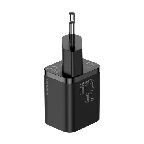 Baseus TZCCSUP-L01 Įkroviklis 25 W USB-C kabeliu 1 m Juodas image 3