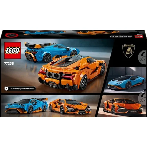 LEGO Lamborghini Revuelto & Huracán STO 77238 607 dalių image 2