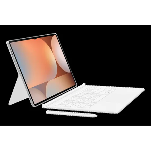 DX925UWE Dėklas-klaviatūra Samsung Galaxy Tab S10/S9 Ultra Balta image 2