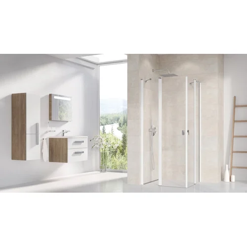 RAVAK CRV2-110 satin+stiklas Transparent dušo durys image 2