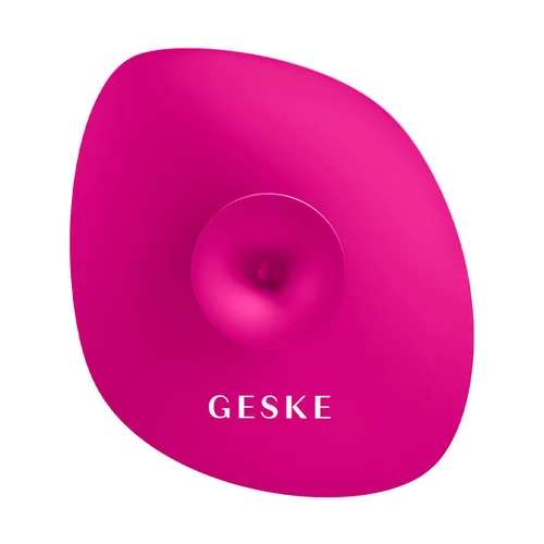GESKE 4-in-1 veido valymo šepetėlis su rankena, magenta image 3