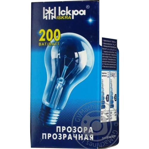 ISKRA E27 PS65 Kaitrinė lemputė 230V 200W image 2