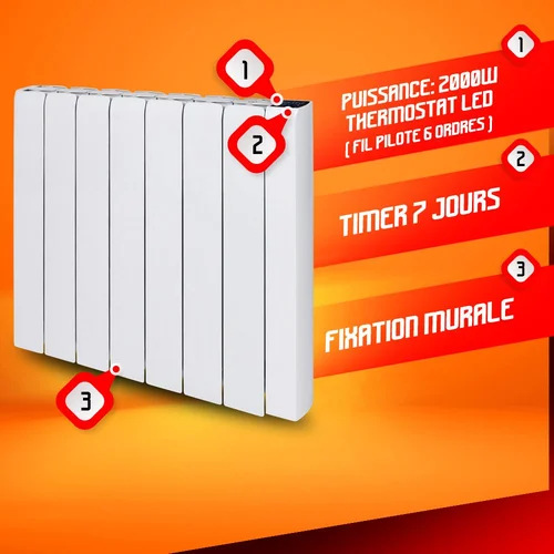 Inertia Fluid Heater 2000W image 2