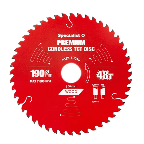 Specialist+ Pjovimo diskas 190x48Tx30mm, Cordless PREMIUM image 2