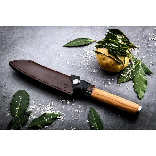 Odinis dėklas Santoku peiliui (14 cm) Forged image 2