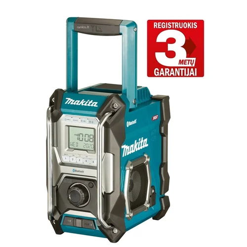 Makita MR002GZ Akumuliatorinis Bluetooth radijas image 1