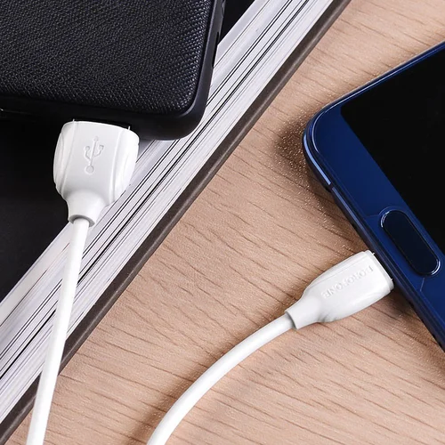 Borofone BX19 USB-A į USB-C kabelis 1,0 m baltas image 3