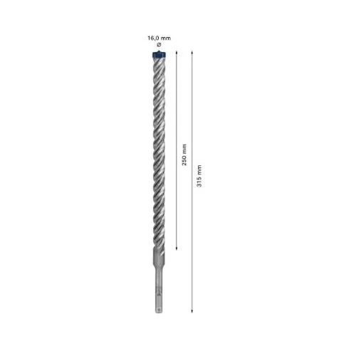 Bosch EXPERT SDS plus-7X grąžtas 16x250x315 mm image 3
