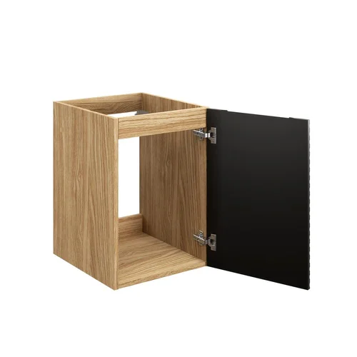 COMAD Ocean Black 81-40-1D pakabinama spintelė, 40 cm, Juoda image 3