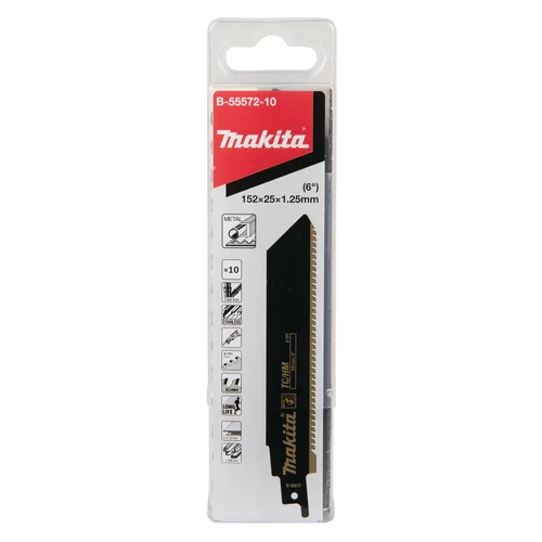 Makita B-55572-10 TC/HM 152x1,25mm 8tpi, 10 vnt. image 3