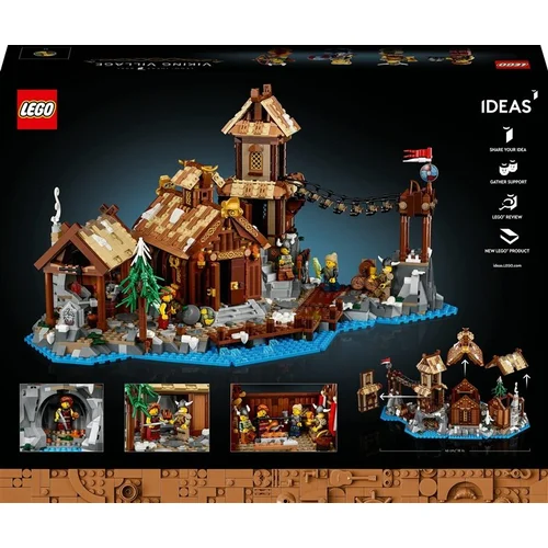 Konstruktorius LEGO® Ideas Vikingų kaimas 21343 image 2