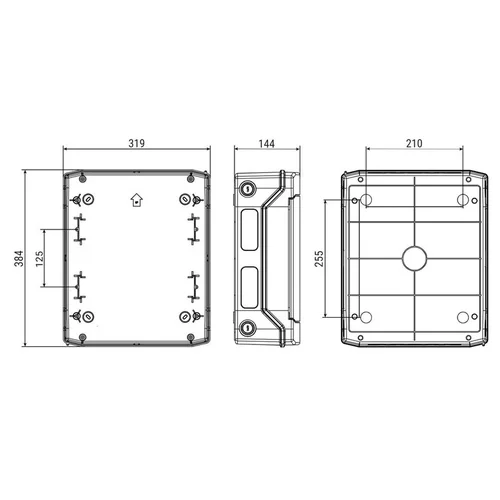 ETI ECH 24PT modulinis skydas virštinkinis IP65 24 mod. image 2