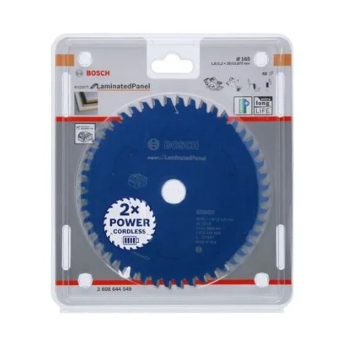 Bosch Pjovimo diskas Expert for Laminated Panel 165x20x1.8/1.2x48T image 2