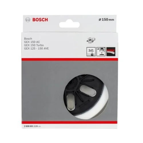 Bosch guminis šlifavimo diskas, D 150mm, minkštas, 2608601115 image 2