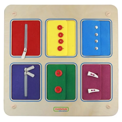 MASTERKIDZ Montessori Medinė Mokomoji Lenta 46x46x1,8 cm image 2