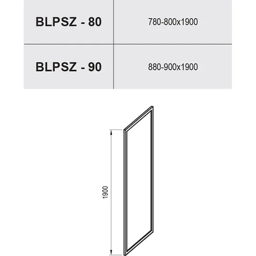 Ravak BLPSZ-80 Blix dušo sienelė 80 cm image 2