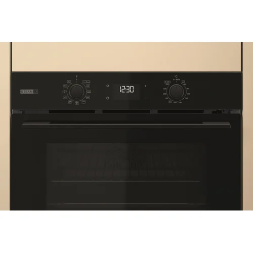 WHIRLPOOL OMSK58RU1SB Įmontuojama orkaitė juoda 60 cm su garų funkcija image 3