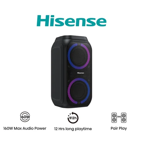 HISENSE PARTY ROCKET 160 garso sistema 300 W image 2