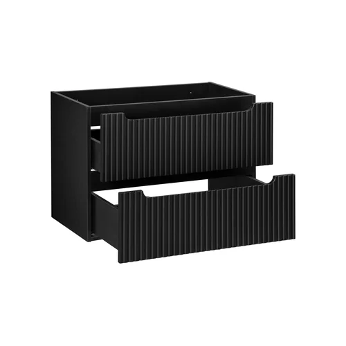 COMAD Nova Black D2 82-80-2S, 80 cm, Juoda matinė spintelė image 3