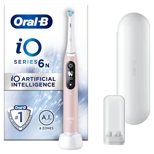 Elektrinis dantų šepetėlis Oral-B iO Series 6 Pink image 2