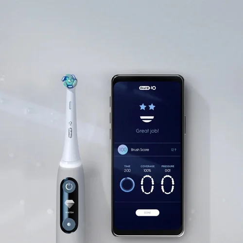 Elektrinis dantų šepetėlis Oral-B iO Series 6 Pink image 3