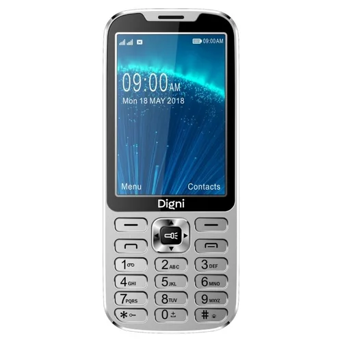 Estar Digni Call 4G mobilusis telefonas, 64 MB atmintis, Sidabro image 2