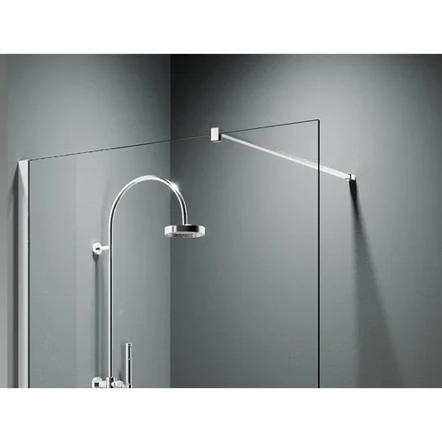 AQUABATOS 120 chromuotas sieninis laikiklis dušo sienelei image 2